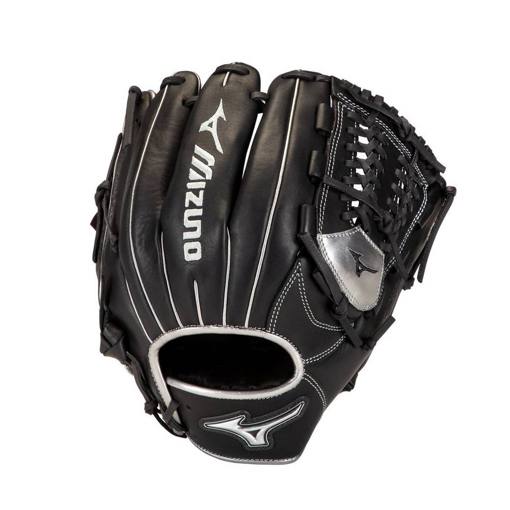 Mens Mizuno MVP Prime SE Infield 11.75" Baseball Gloves Black/Silver Philippines (SYIPVG842)